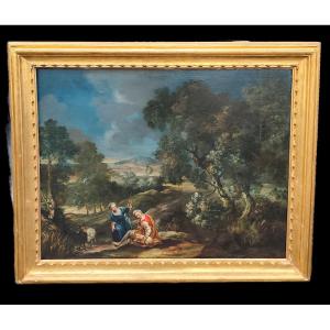 Landscape With Shepherdesses
