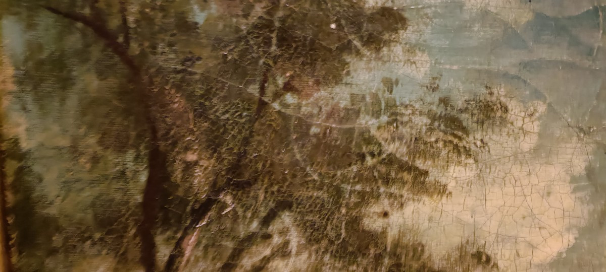 Early 19th Century Painting "hamlet Animated By Characters"-photo-7