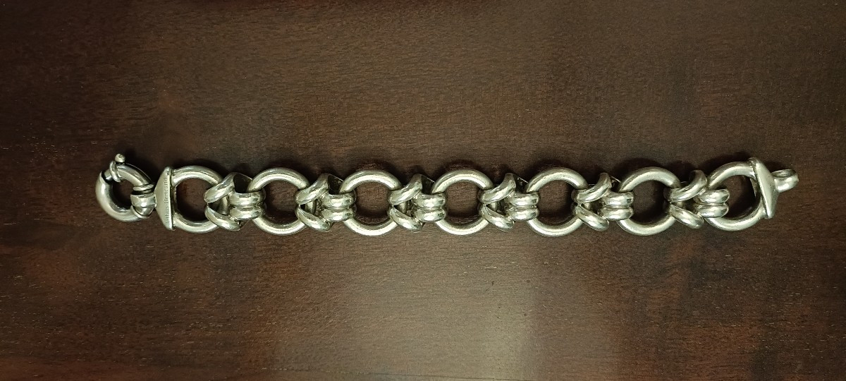 Bracelet Argent signé  Arthus Bertrand vintage -photo-3