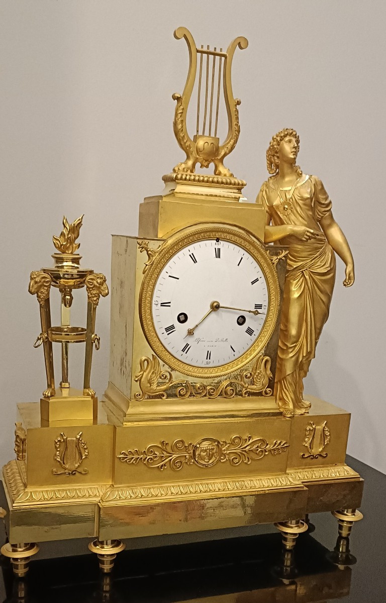 Pendule d'époque Empire bronze de RAVRIO-photo-2