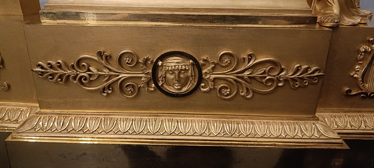 Pendule d'époque Empire bronze de RAVRIO-photo-7