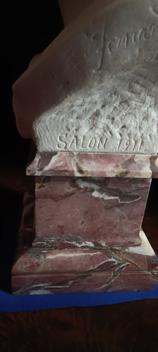 Fernand Cian Marble Sculpture-photo-4