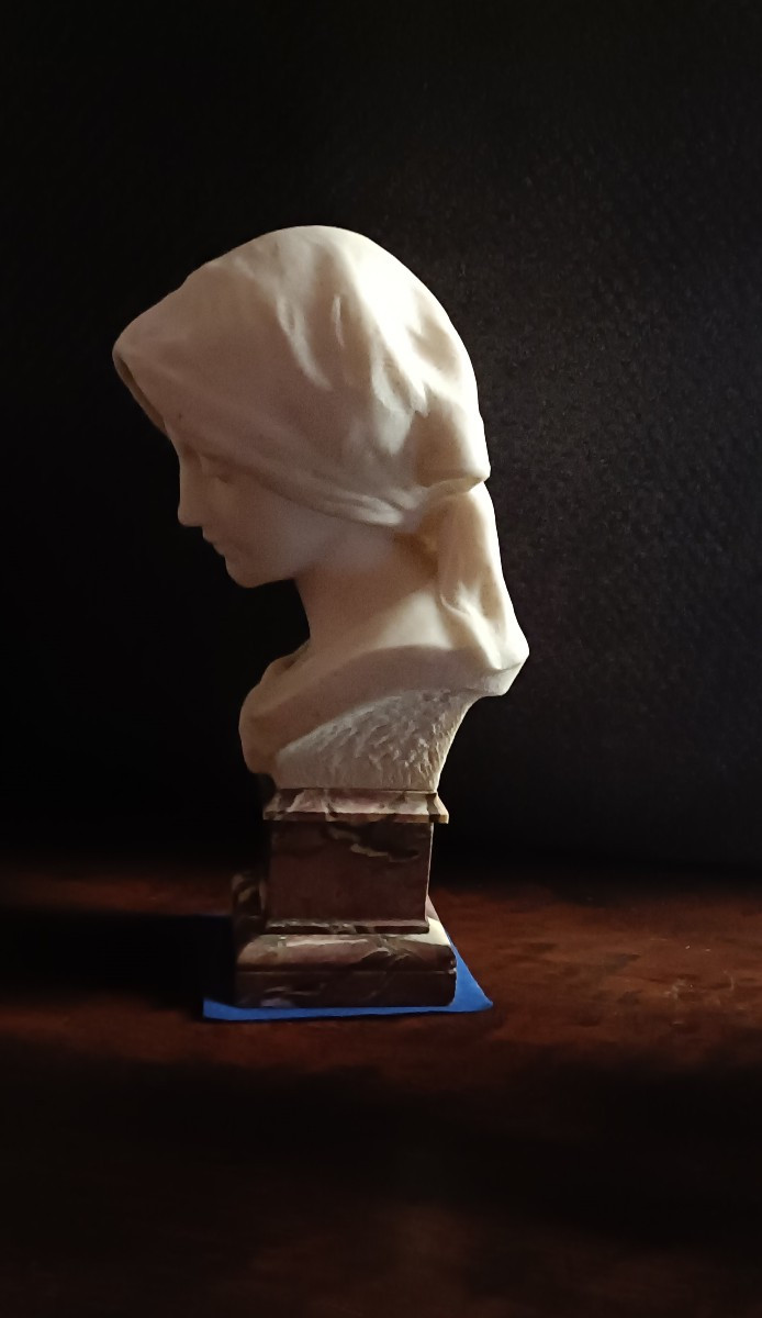 Fernand Cian Marble Sculpture-photo-3