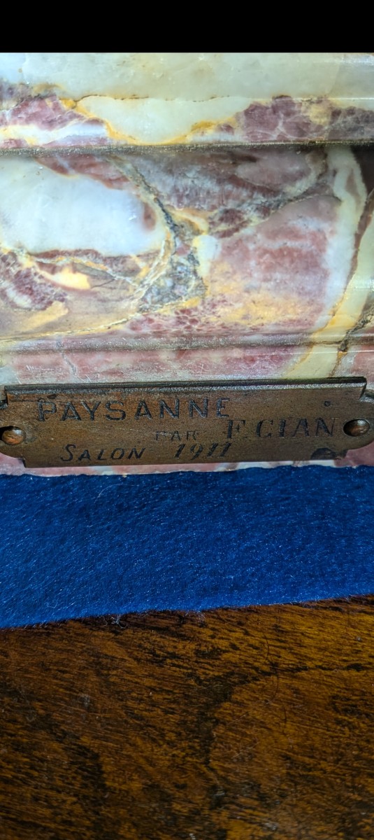 Fernand Cian Marble Sculpture-photo-5