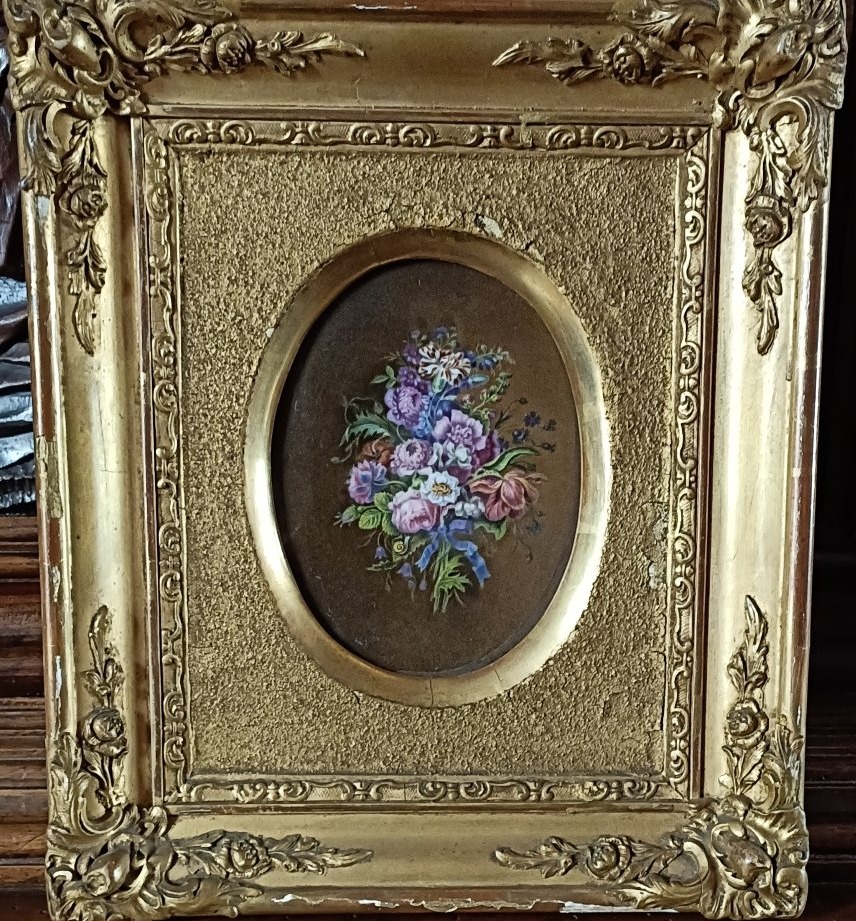 Painted Porcelain Plate, Mid-19th Century-photo-2