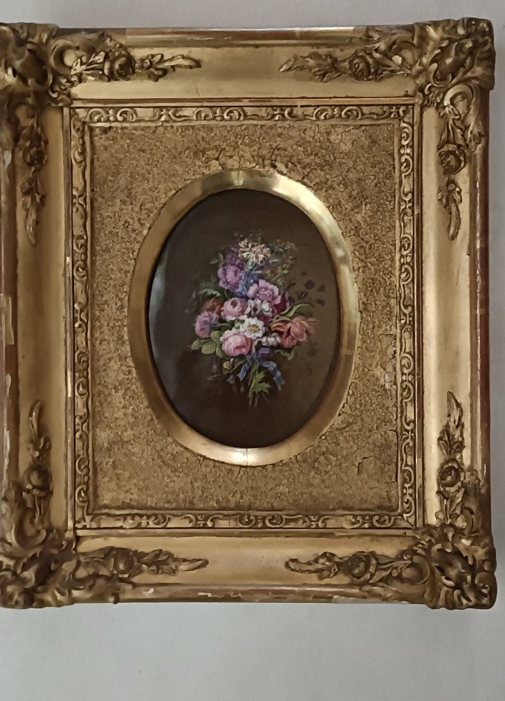 Painted Porcelain Plate, Mid-19th Century