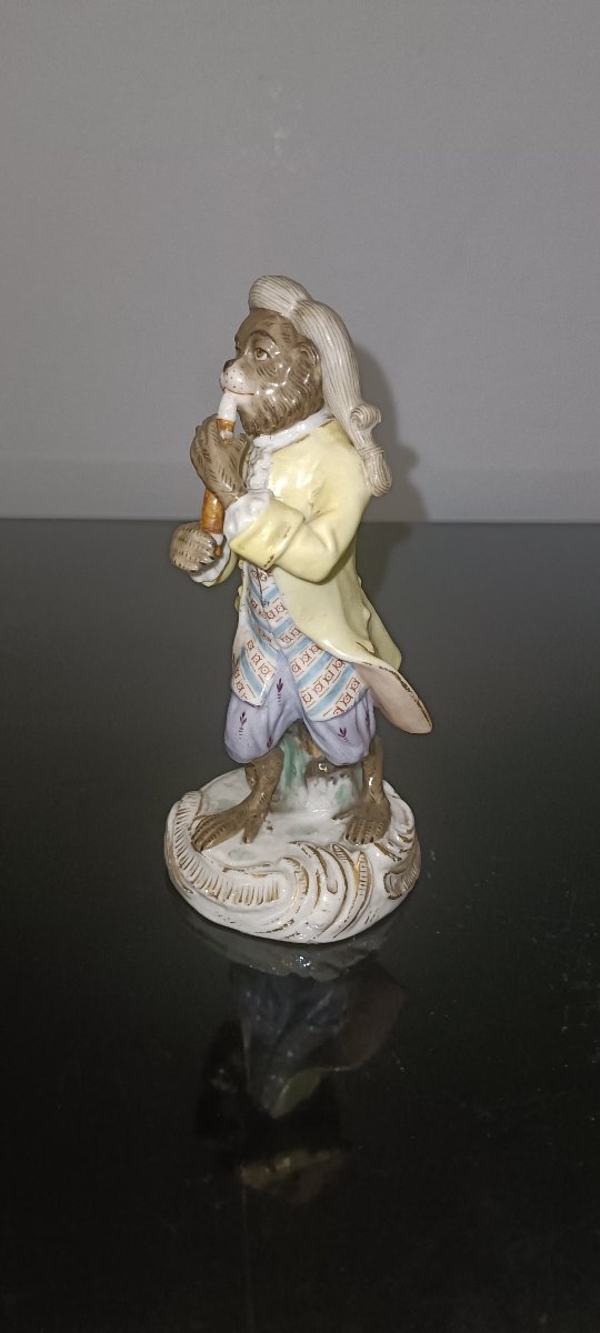 German Porcelain Monkey Musicians -photo-4