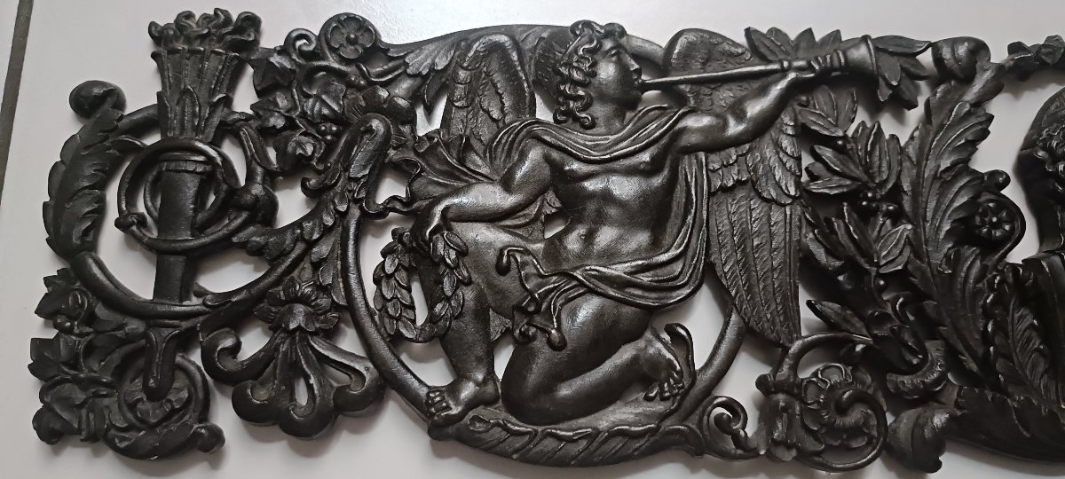  19th-century Bronze Bas-relief-photo-4