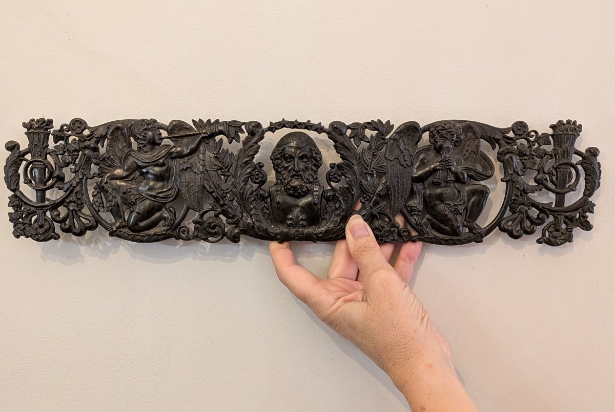  19th-century Bronze Bas-relief-photo-3