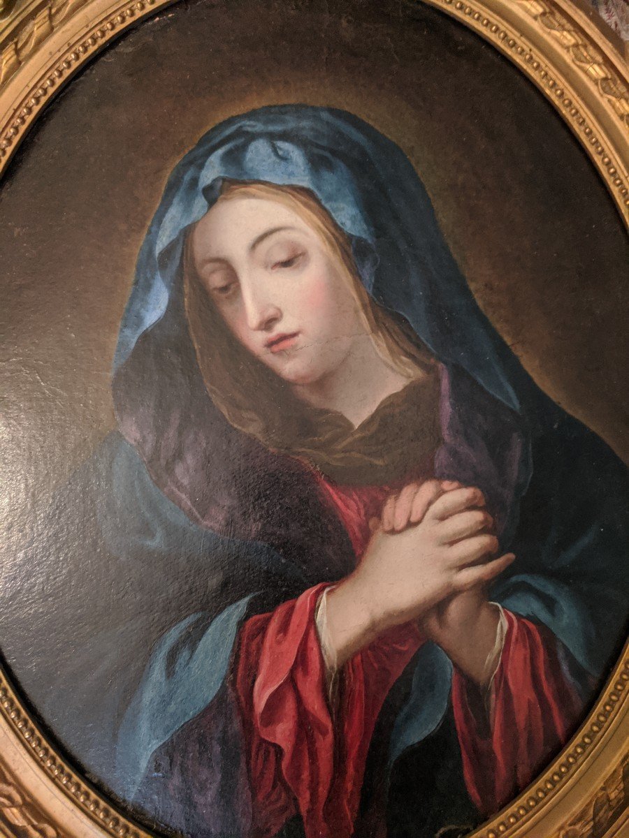 Painting Virgin In Prayer -photo-3