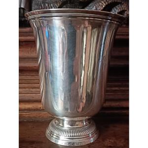 Timbale tulipe argent XVIIIème