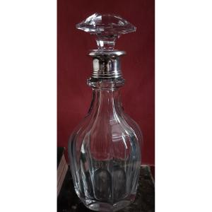 carafe Baccarat cristal et argent signée