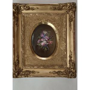 Painted Porcelain Plate, Mid-19th Century