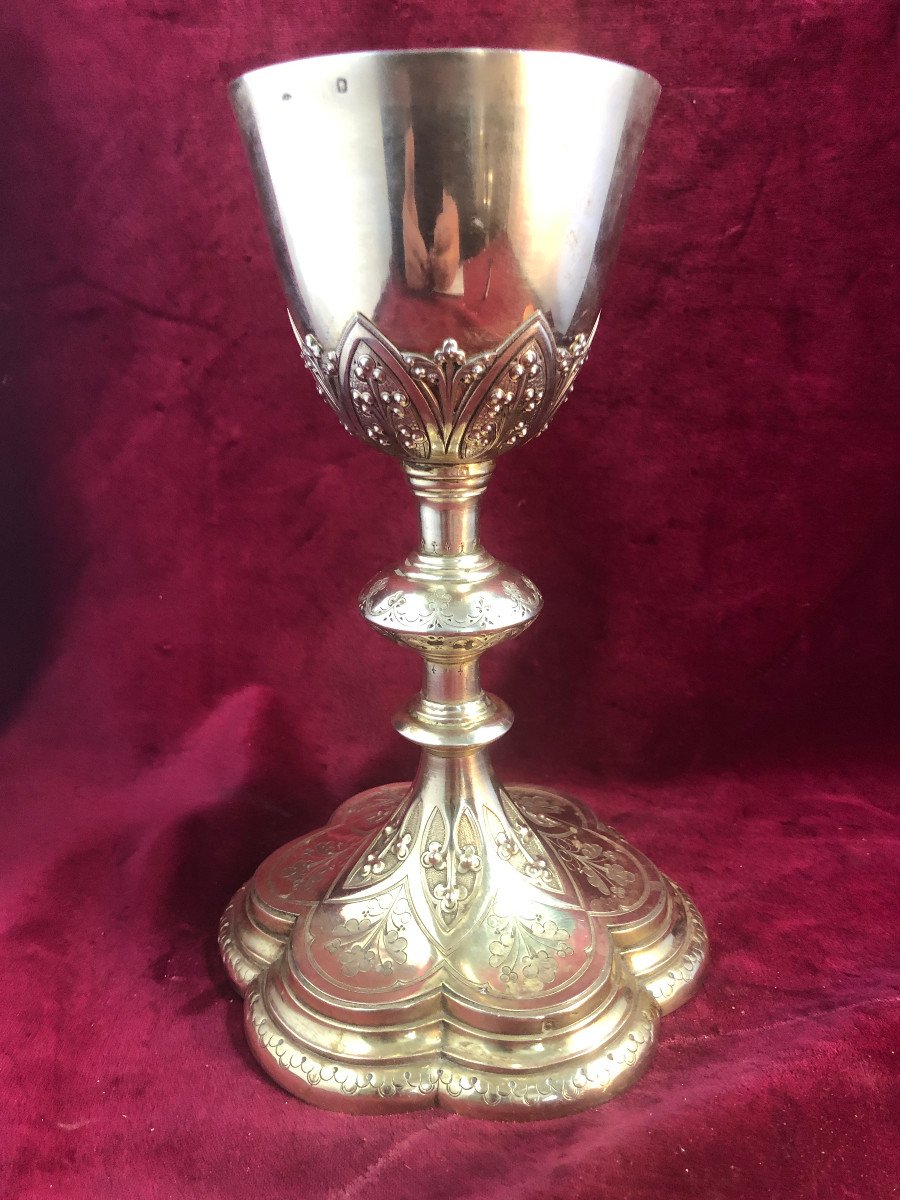Calice En Argent Vermeil