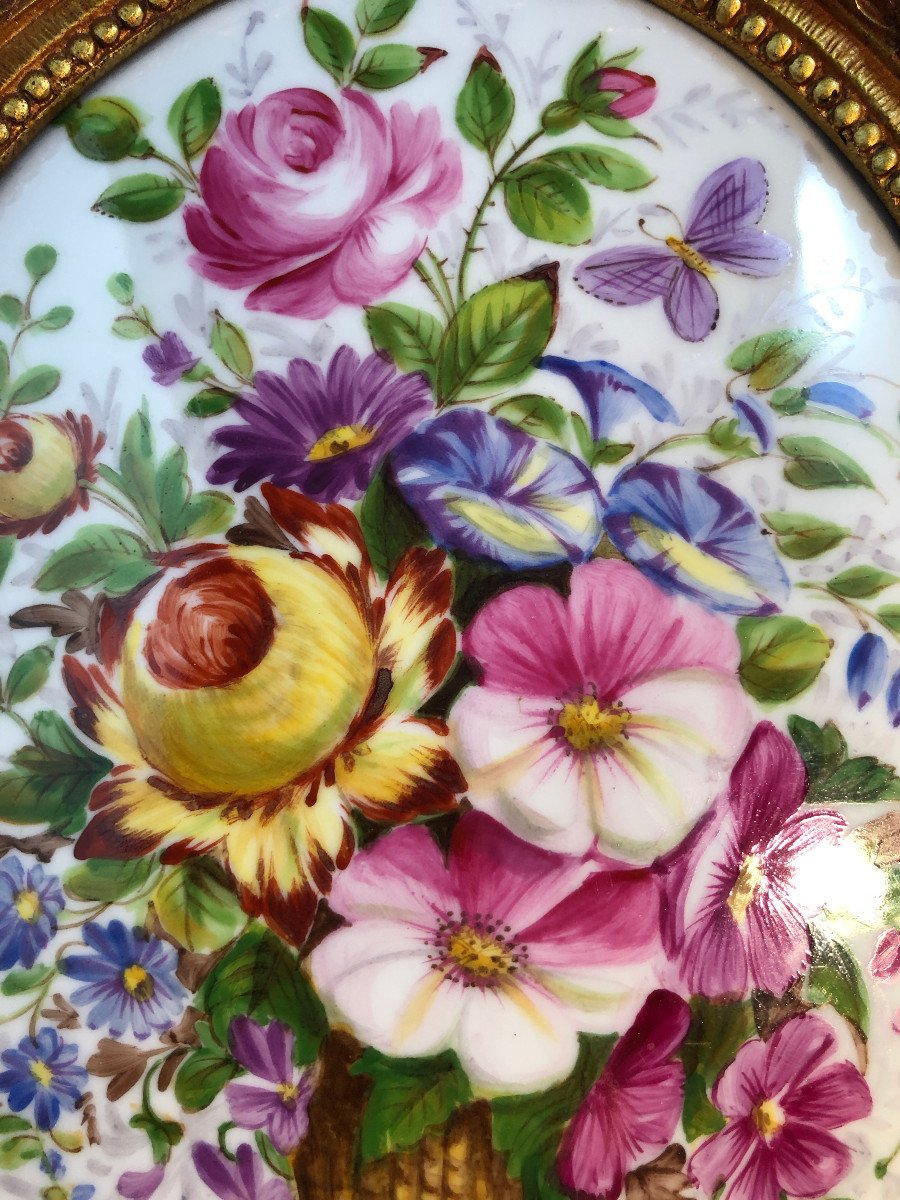 Fleurs Peinture Sur Porcelaine-photo-3