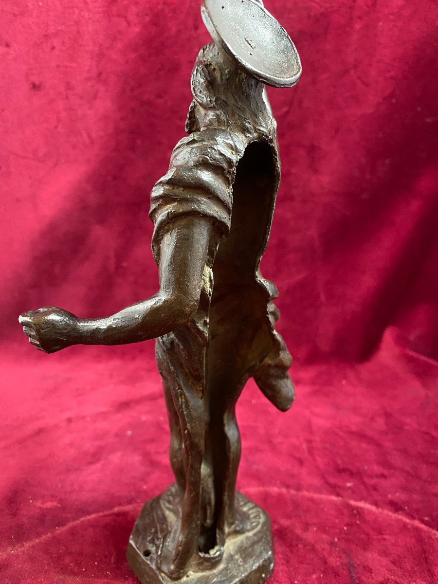 Christ Benissant Bronze 16 Eme Siecle-photo-3