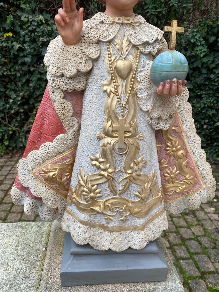 Enfant Jesus De Prague Statue-photo-3