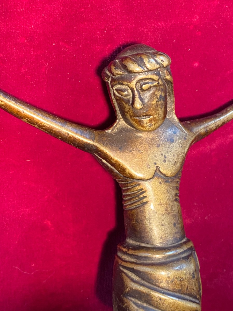 Christ  Bronze XIII Eme Siecle-photo-1