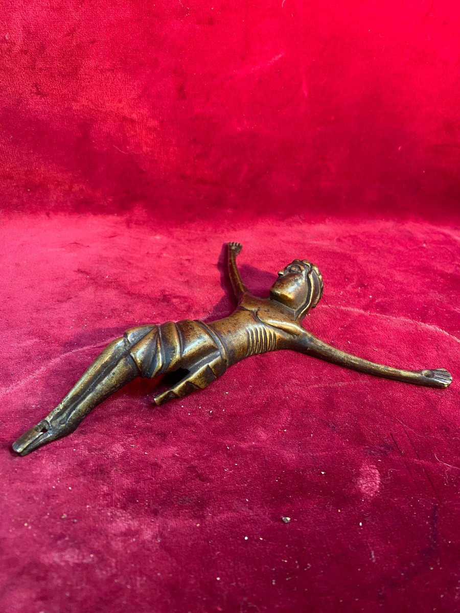 Christ  Bronze XIII Eme Siecle-photo-2