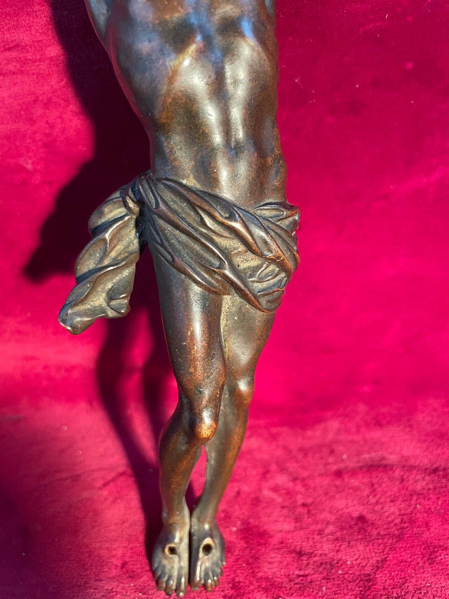 Christ In Bronze From 18 Eme Century-photo-3