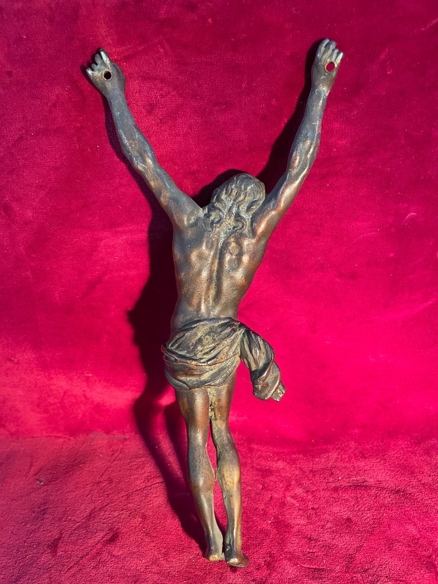 Christ En Bronze Du 18 Eme Siecle-photo-1