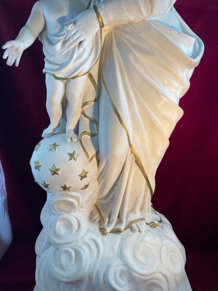 Our Lady Of Victories Plaster Statue-photo-3