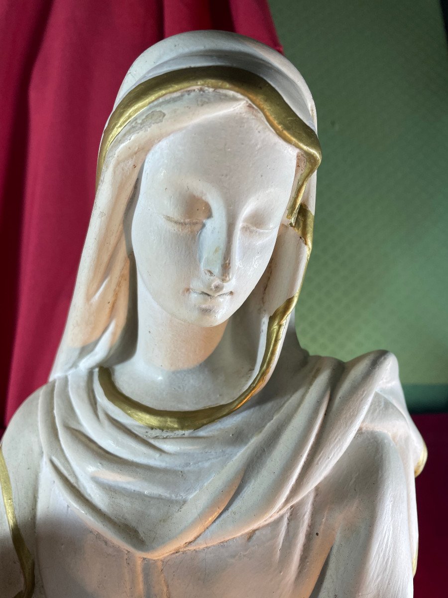 Notre Dame Des Victoires Statue Platre-photo-1