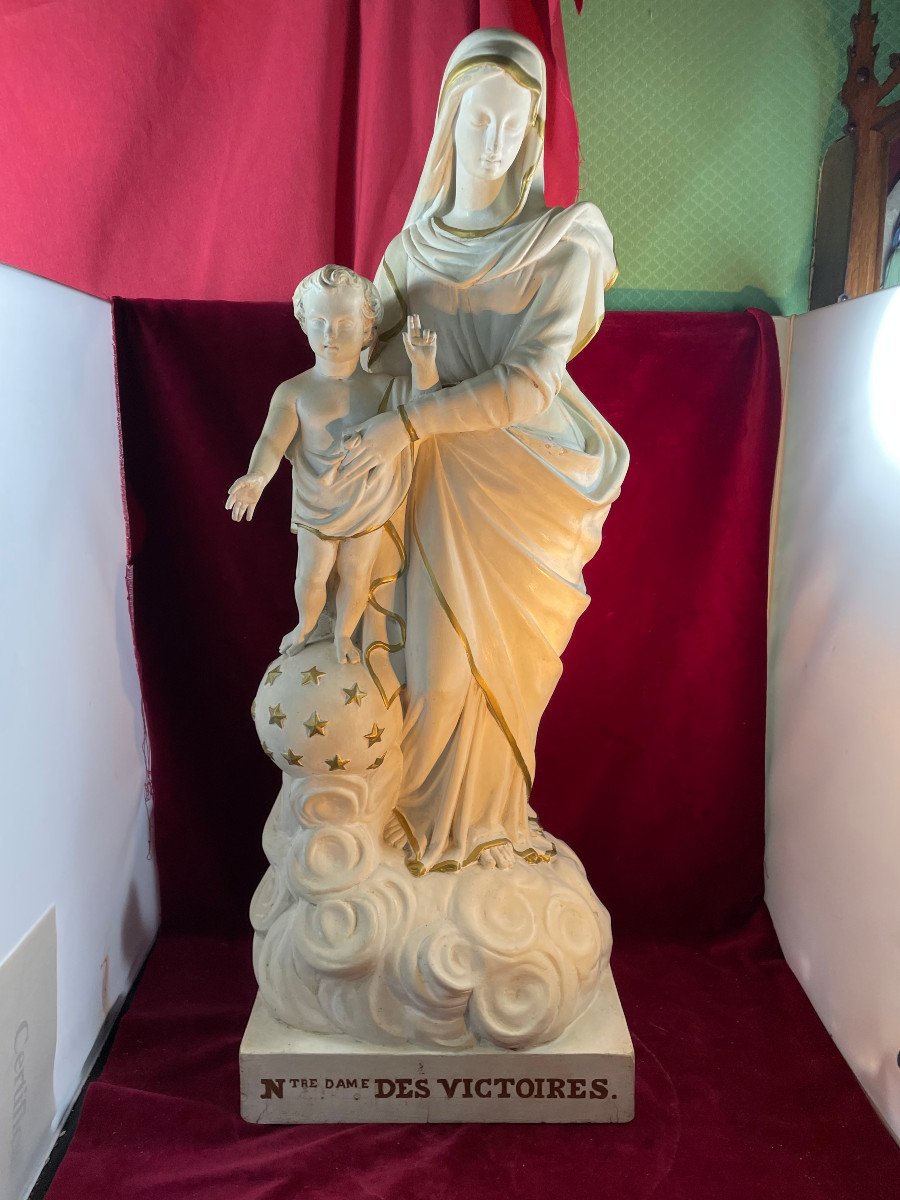 Our Lady Of Victories Plaster Statue
