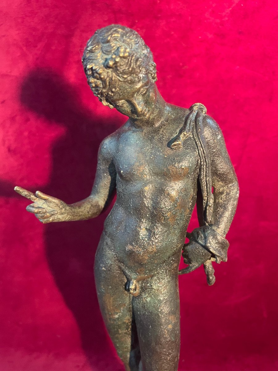 Narcisse De Pompei Bronze 