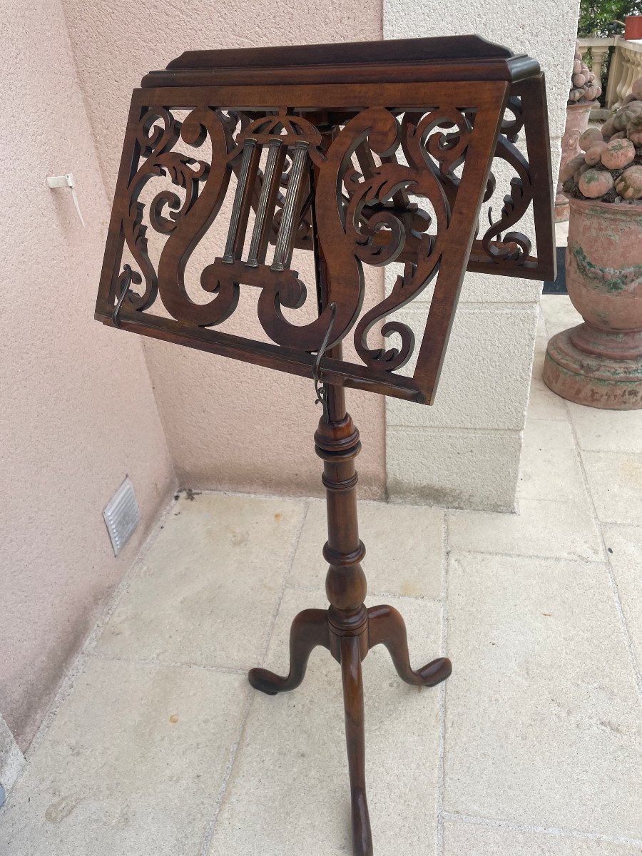 Music Lectern Mahogany Restoration-photo-3