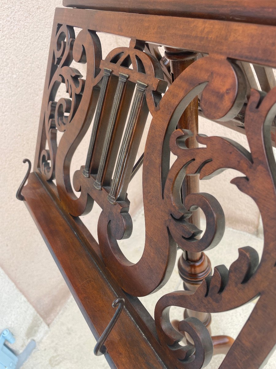 Music Lectern Mahogany Restoration-photo-4