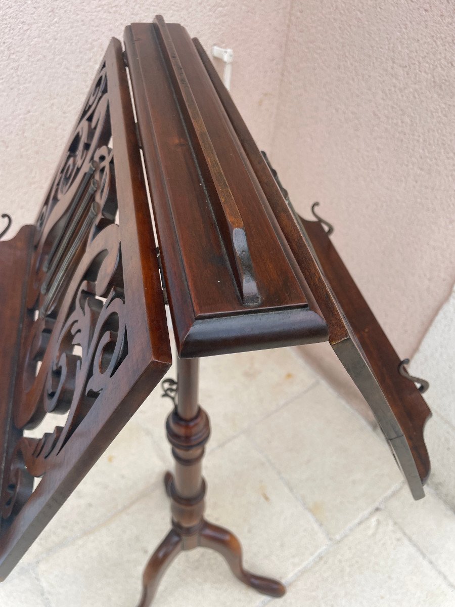 Music Lectern Mahogany Restoration-photo-2