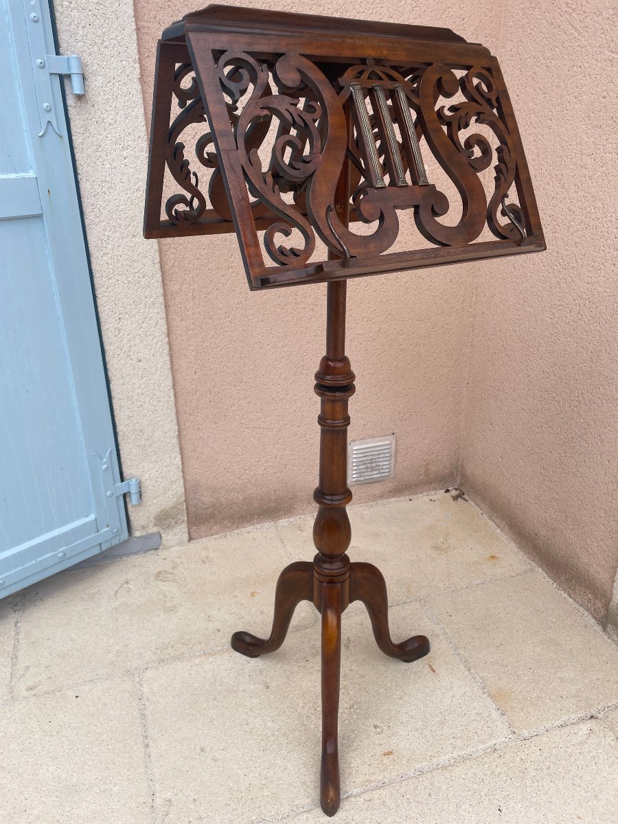 Music Lectern Mahogany Restoration-photo-4