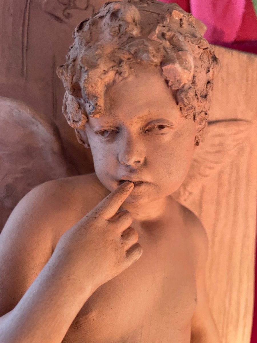 Terracotta Angel Cloue Lalouette-photo-2