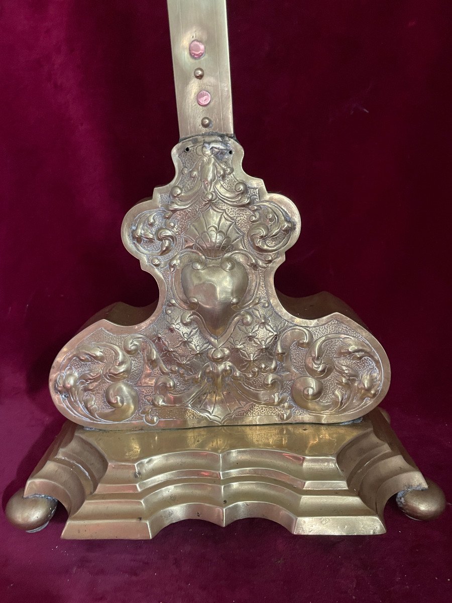Altar Cross Copper Repousse Relic True Cross-photo-3