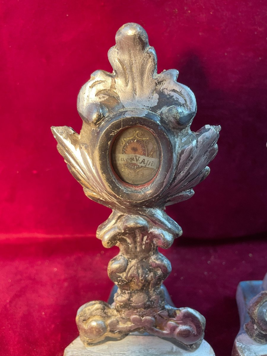 Italian Reliquary Venice XVIII Eme Pair-photo-3
