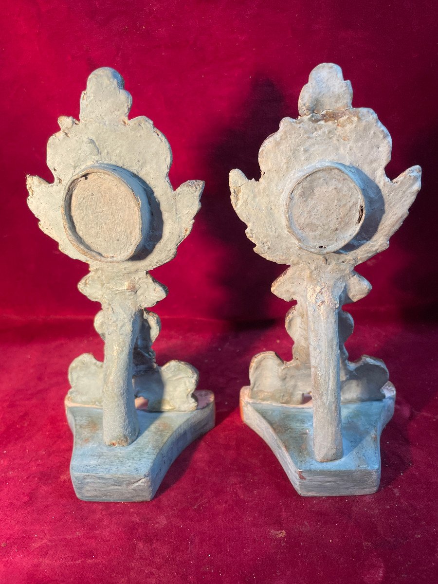 Italian Reliquary Venice XVIII Eme Pair-photo-3