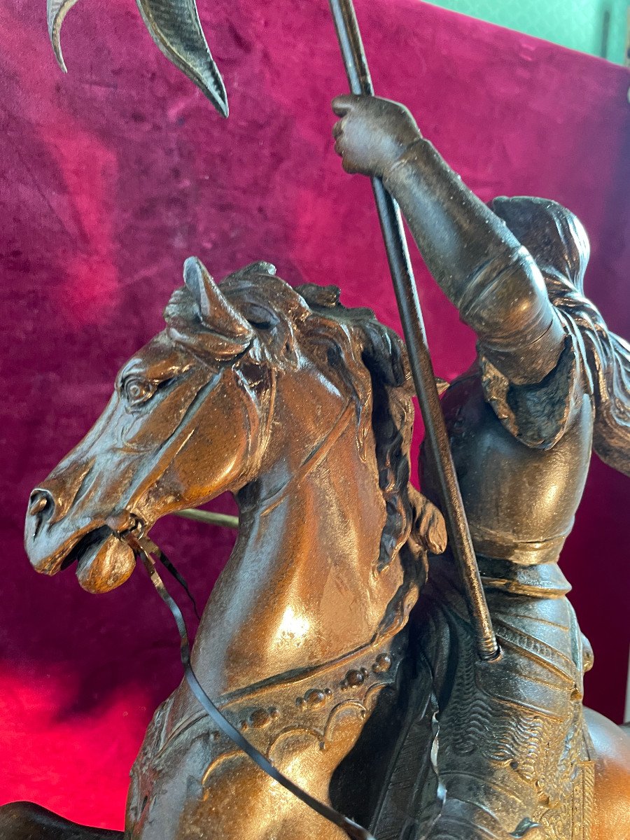 Jeanne D Arc Statue Equestre-photo-4
