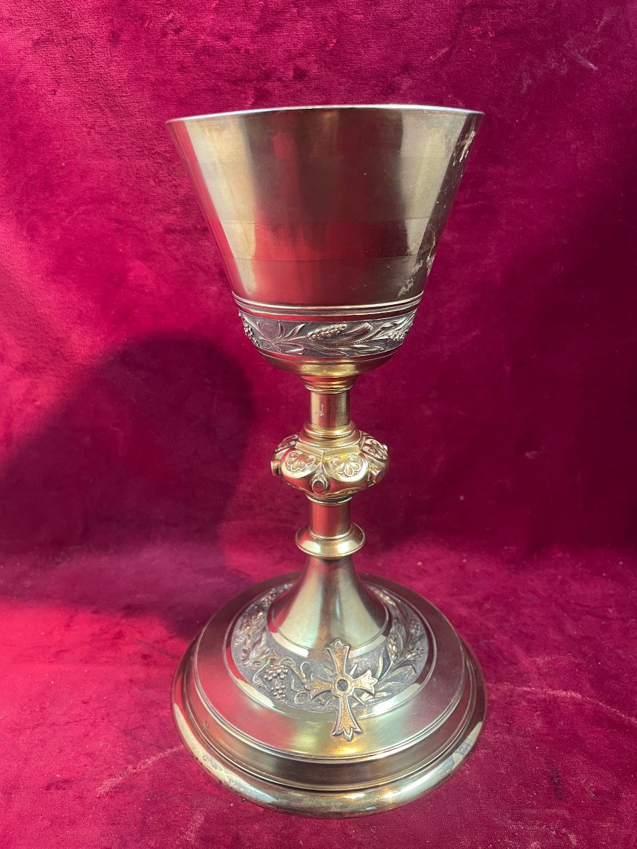 Calice En Argent Vermeil