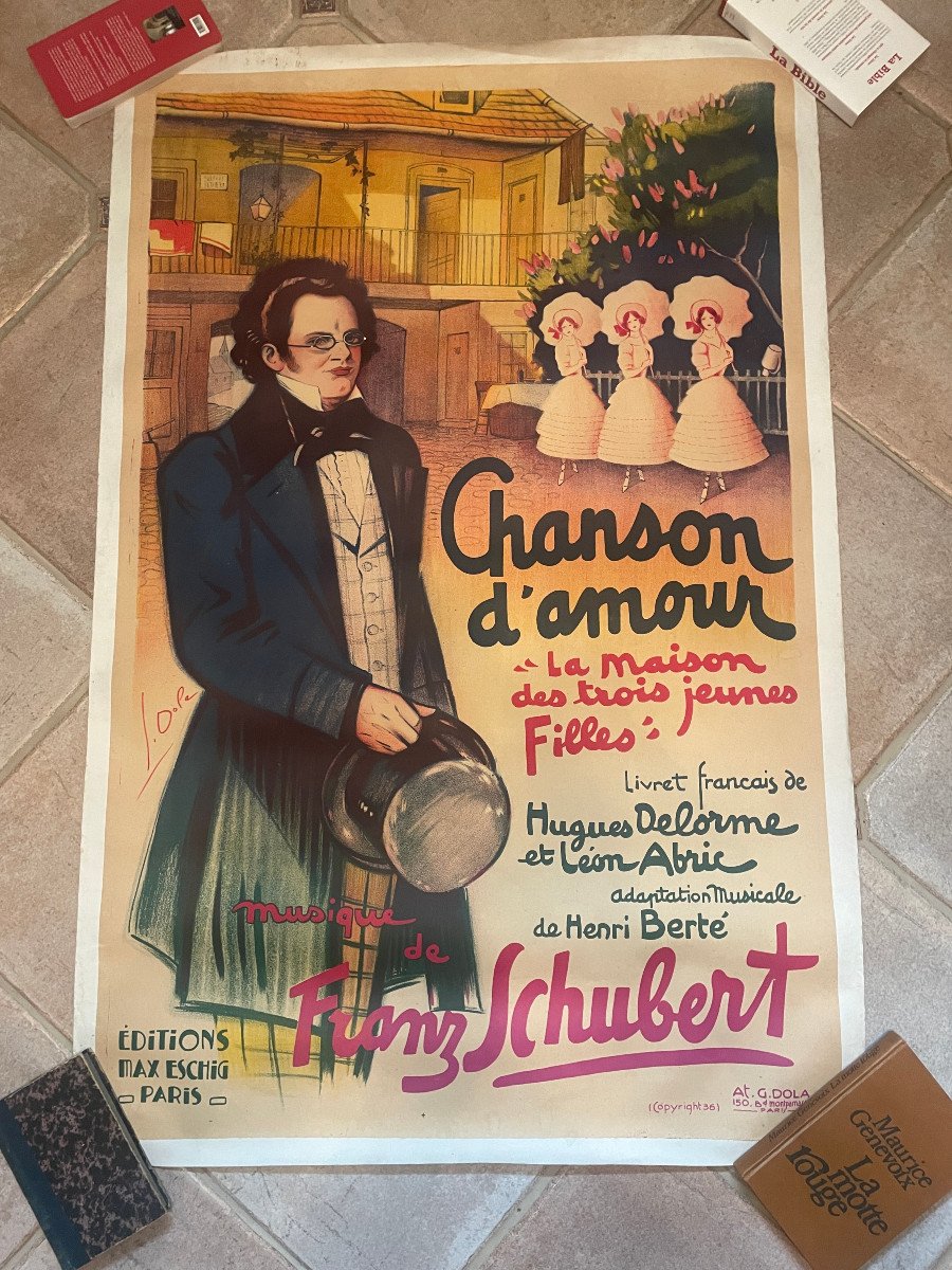 Poster The House Of 3 Young Girls Schubert-photo-1