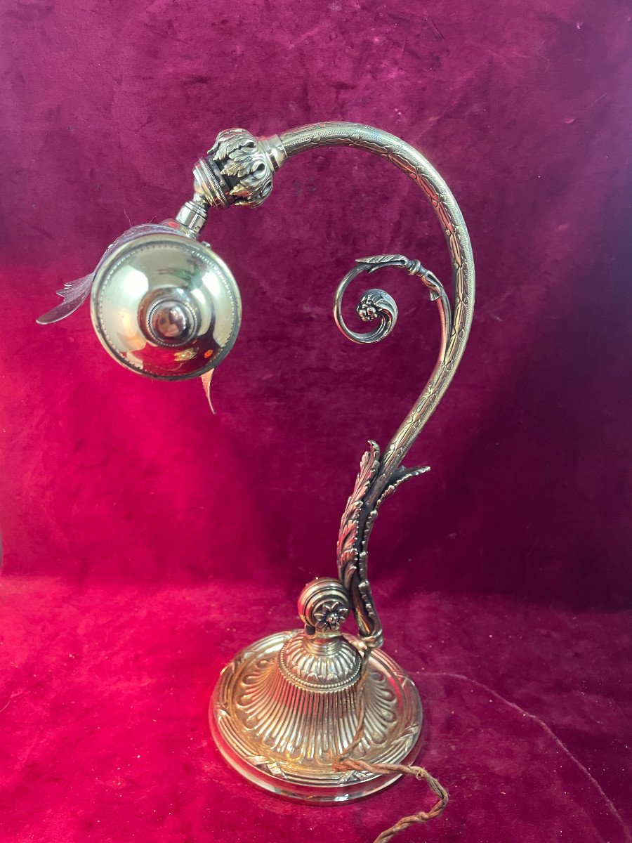 Bronze Piano Or Desk Lamp-photo-2