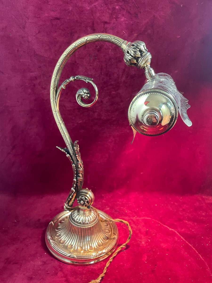 Bronze Piano Or Desk Lamp-photo-3