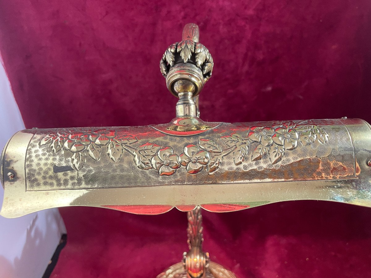 Bronze Piano Or Desk Lamp-photo-2