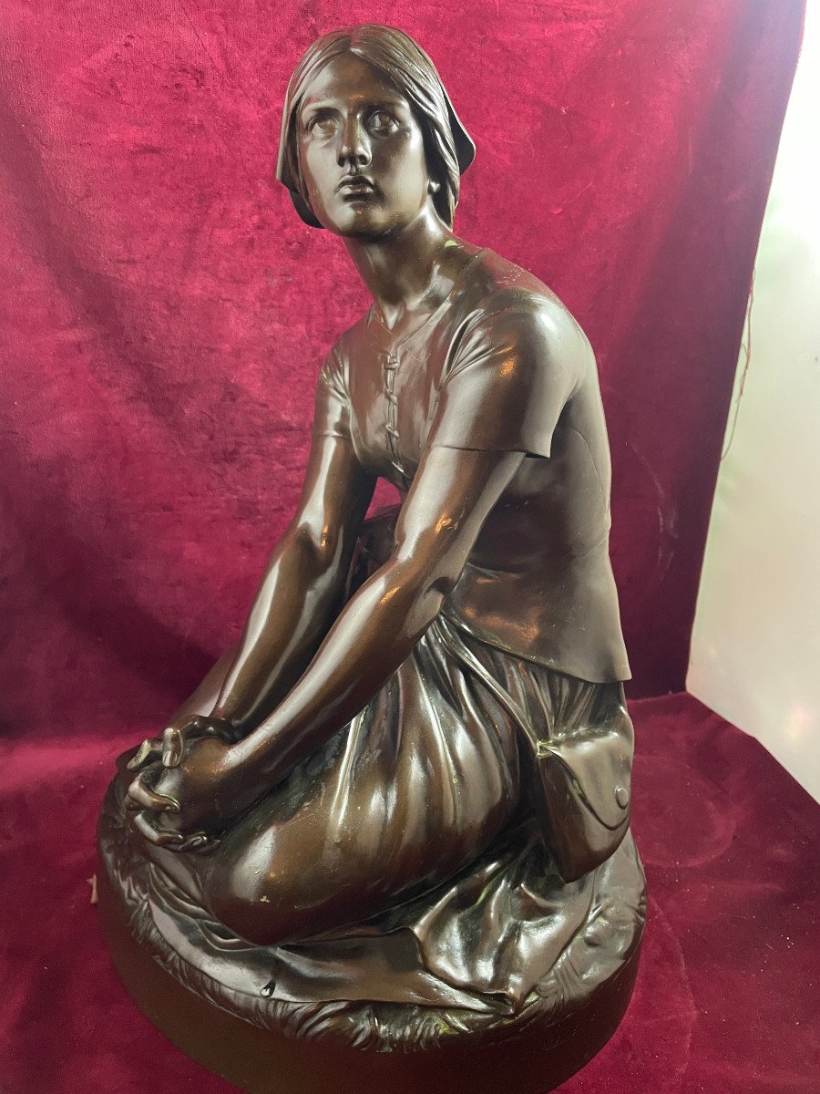 Joan Of Arc Bronze By Chapu-photo-2