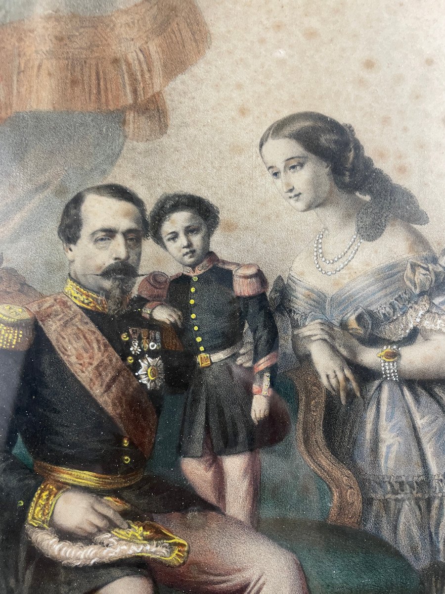 Napoleon III Imperial Family Engraving-photo-3