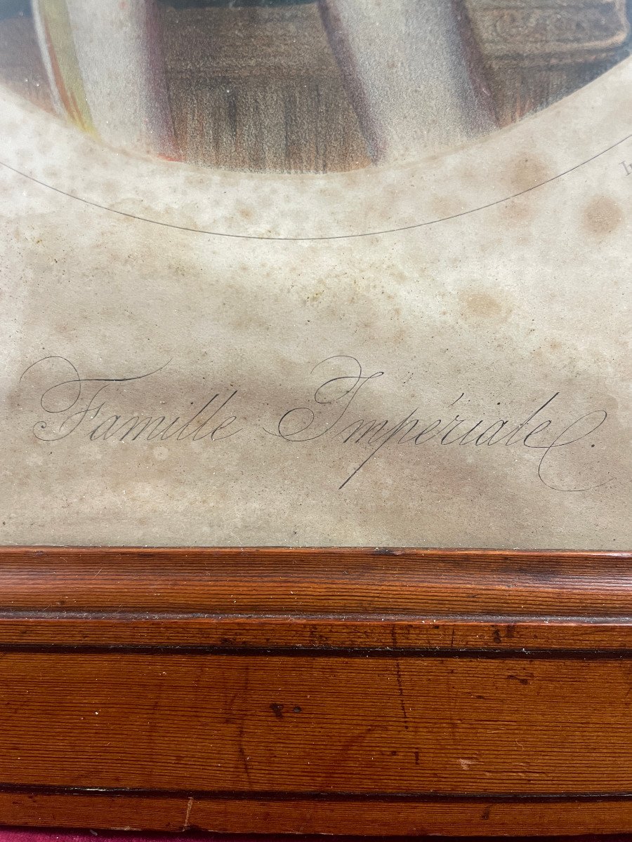 Napoleon III Imperial Family Engraving-photo-4