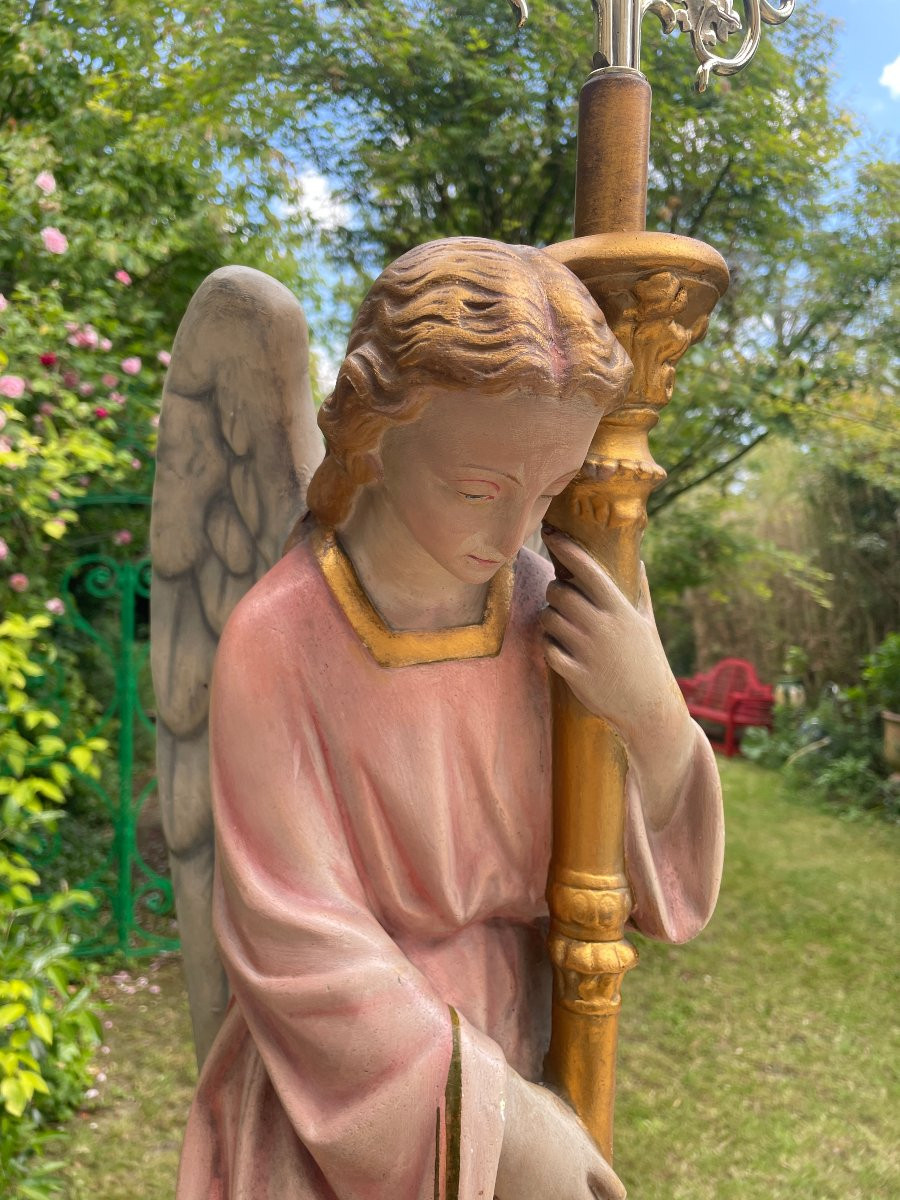 Angels Ceroferaires Sulpician Statues-photo-2