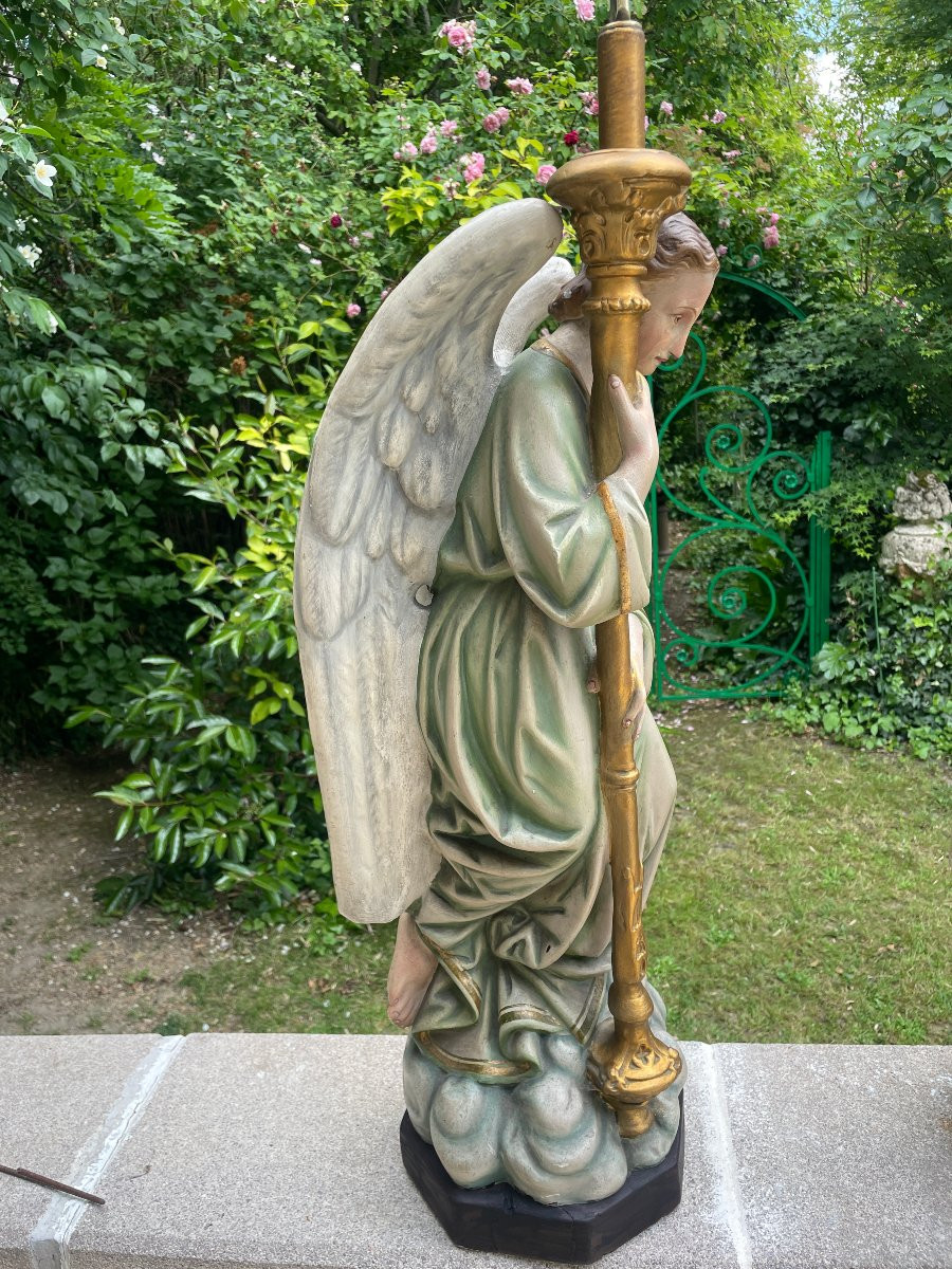 Angels Ceroferaires Sulpician Statues-photo-4