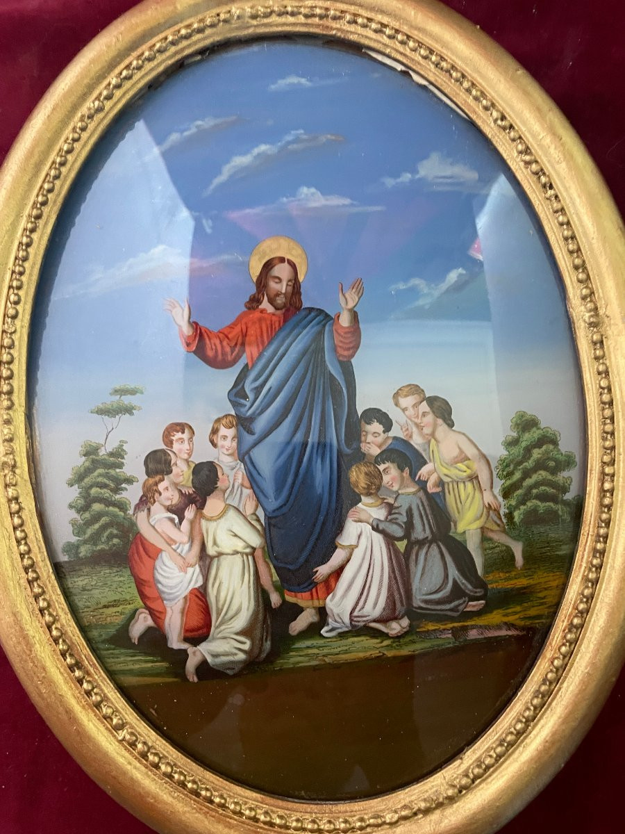 Fixed Under Glass Pair Christ-photo-2