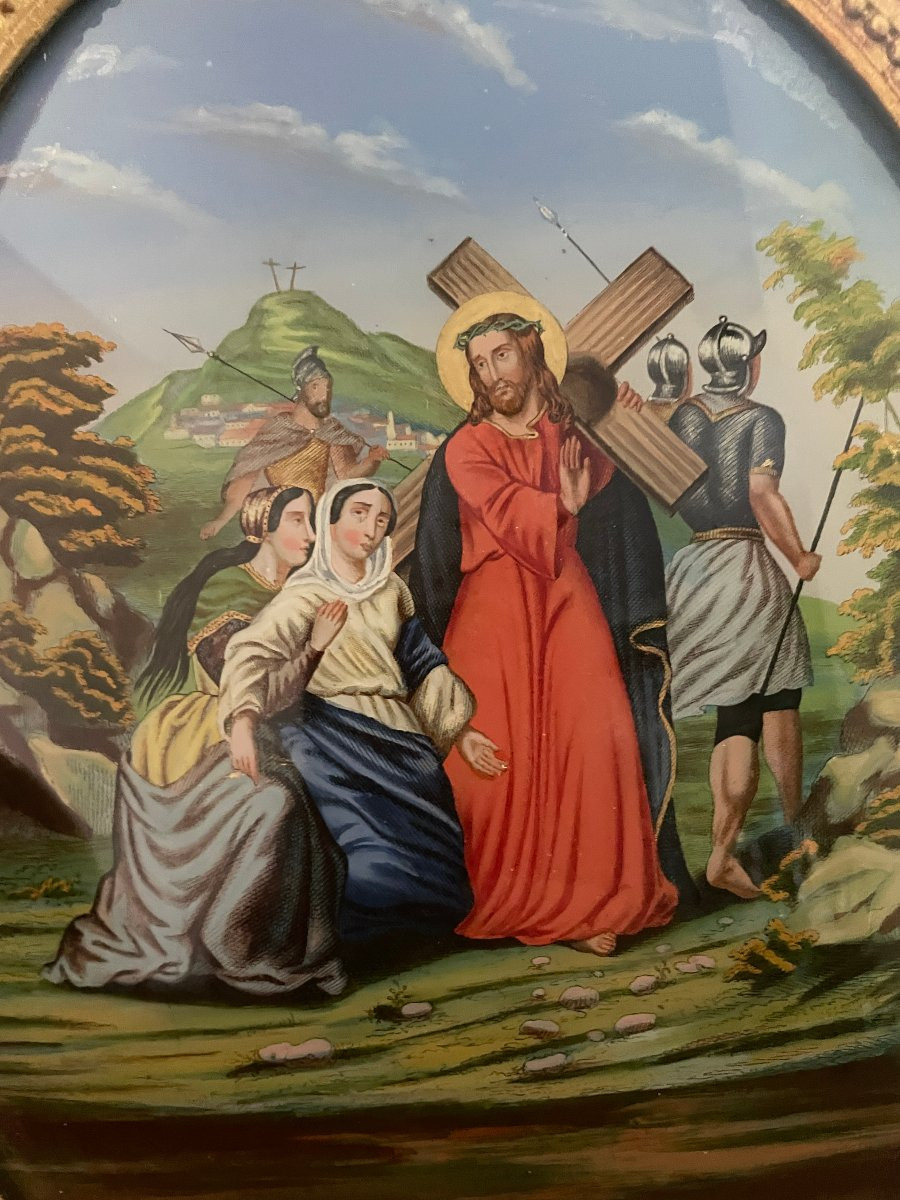 Fixed Under Glass Pair Christ-photo-2